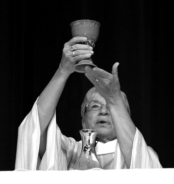 Eucharist.blackandwhite